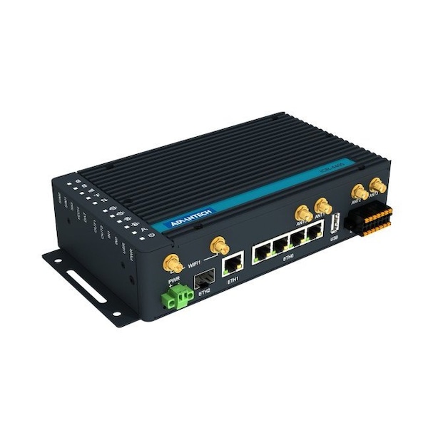 Advantech ICR-4400, GLOBAL, NAM, 5x Ethernet, 1x RS232, 1x RS485, CAN, PoE PSE+, Wi-Fi, SFP, USB ICR-4461W3S - main